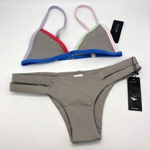 New Tavik Taupe Brown Bikini - Size XS